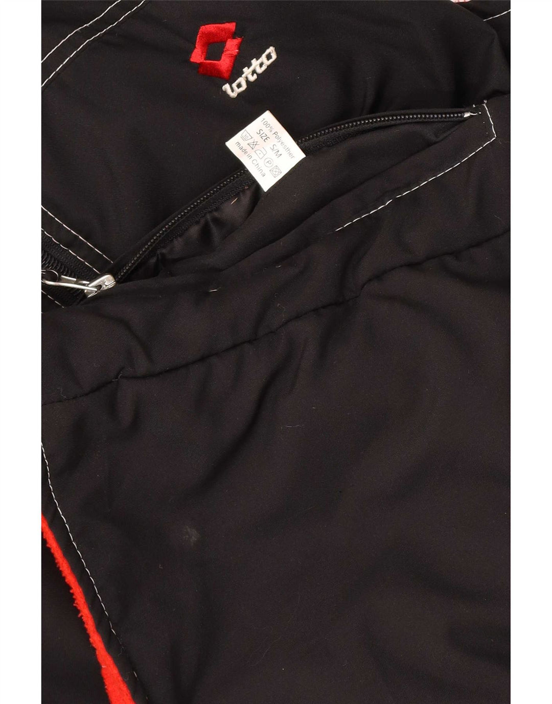 Lotto Mens Reversible Padded Gilet UK 36 Small Black Polyester