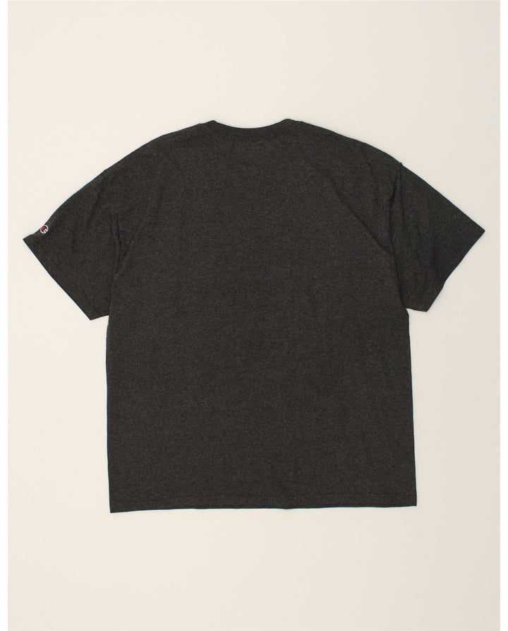 CHAMPION Mens Graphic T-Shirt Top XL Grey Cotton Vintage Champion and Second-Hand Champion from Messina Hembry 