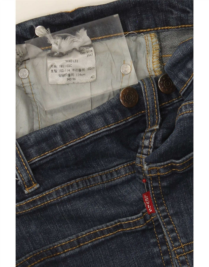 Levi's Mens Straight Jeans W40 L32 Blue