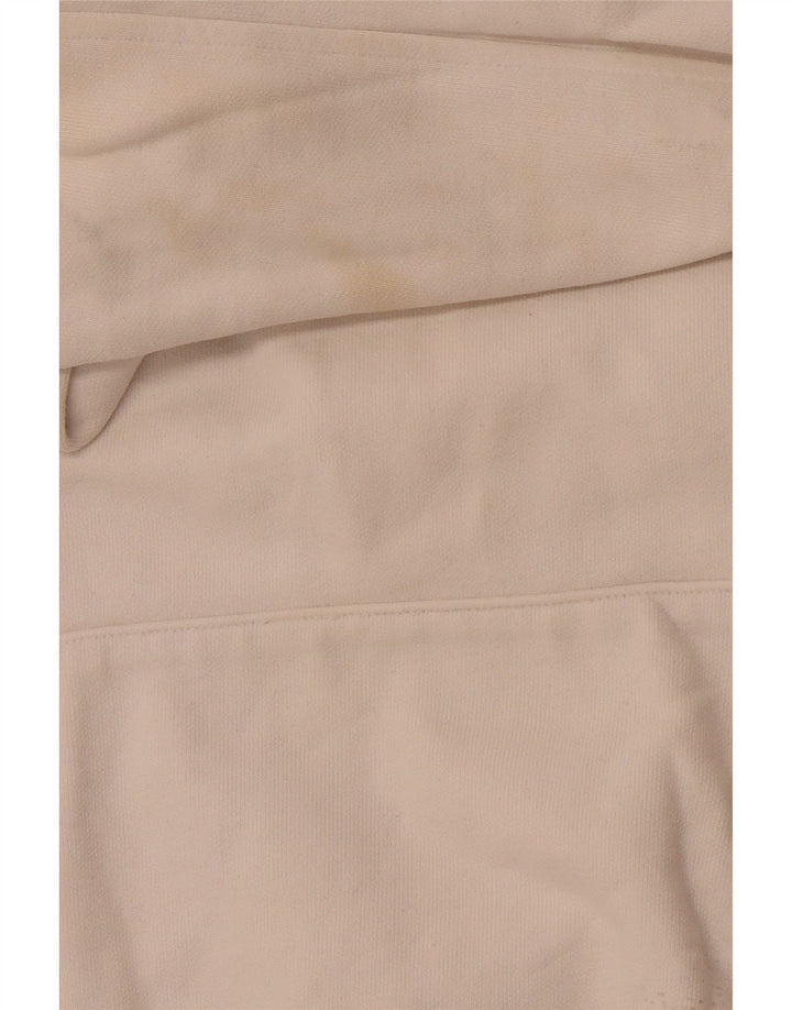 LEVI'S Womens Oversized Graphic Hoodie Jumper UK 14 Medium Off White