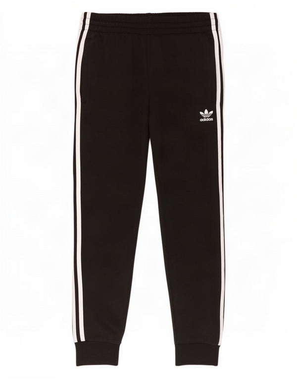 Adidas Mens Tracksuit Trousers Joggers Small Black Cotton