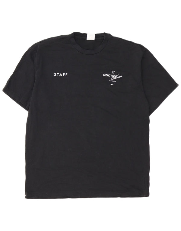 Nike Mens Graphic T-Shirt Top Large Black Cotton