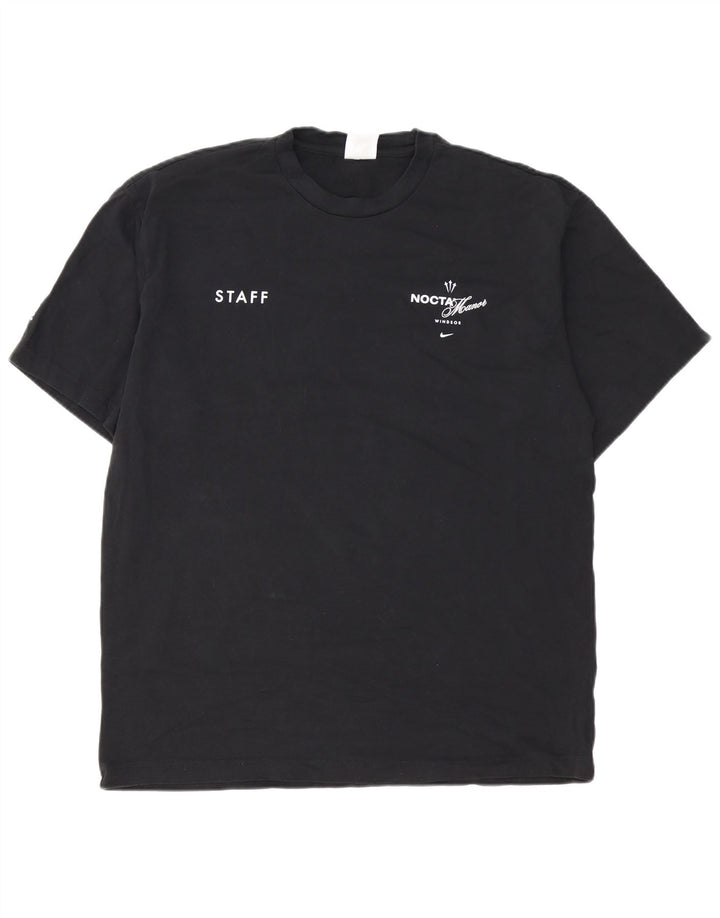 Nike Mens Graphic T-Shirt Top Large Black Cotton