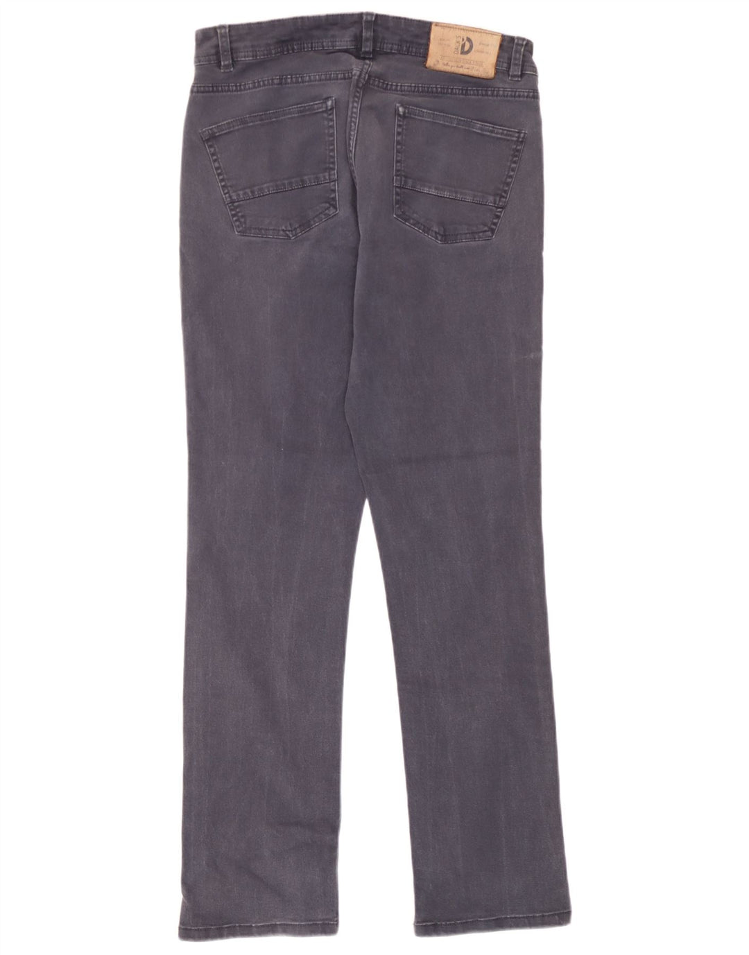 Dack's Womens Regular Fit Straight Jeans IT 46 Large W32 L30 Navy Blue