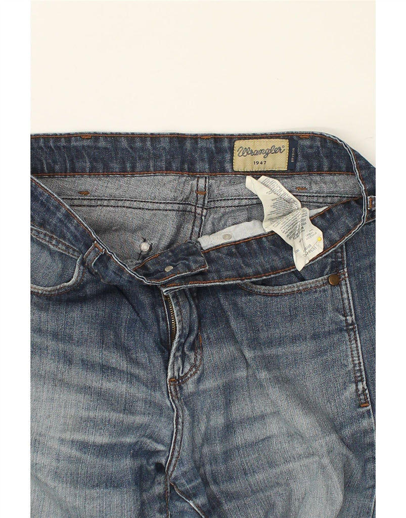 WRANGLER Mens Bryson Straight Jeans W34 L28 Blue Cotton | Vintage Wrangler | Thrift | Second-Hand Wrangler | Used Clothing | Messina Hembry 