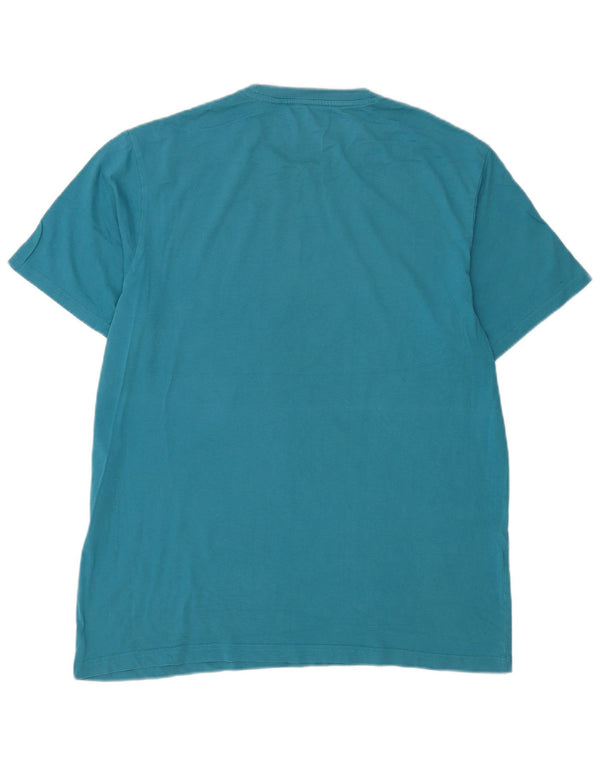 Mountain Warehouse Mens Graphic T-Shirt Top XL Blue Cotton