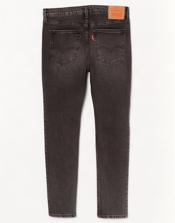 Levi's Mens 519 Distressed Hi-Ball Skinny Jeans W34 L28 Grey Cotton