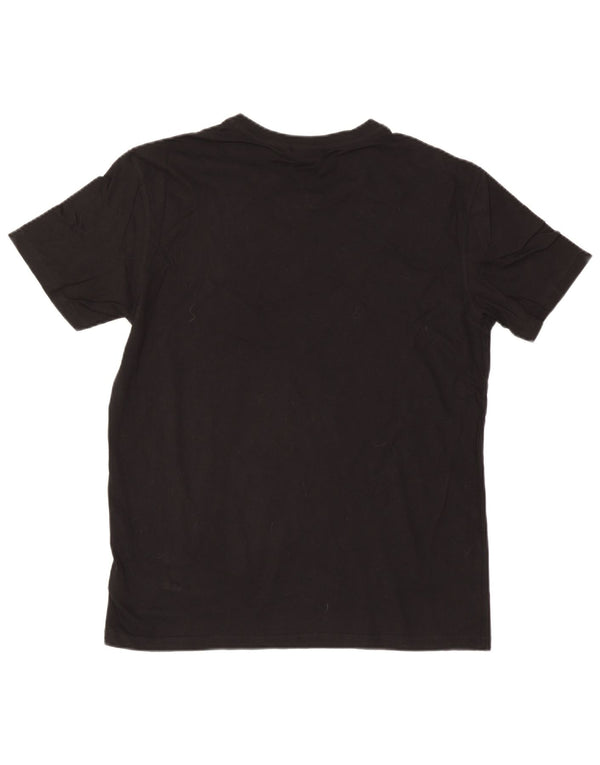 Fila Mens Graphic T-Shirt Top XL Black