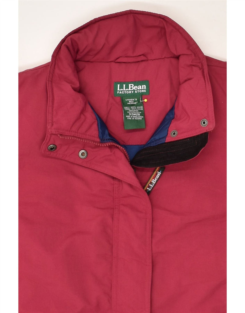 L.L.BEAN Womens Windbreaker Jacket UK 14 Medium Pink Nylon | Vintage L.L.Bean | Thrift | Second-Hand L.L.Bean | Used Clothing | Messina Hembry 