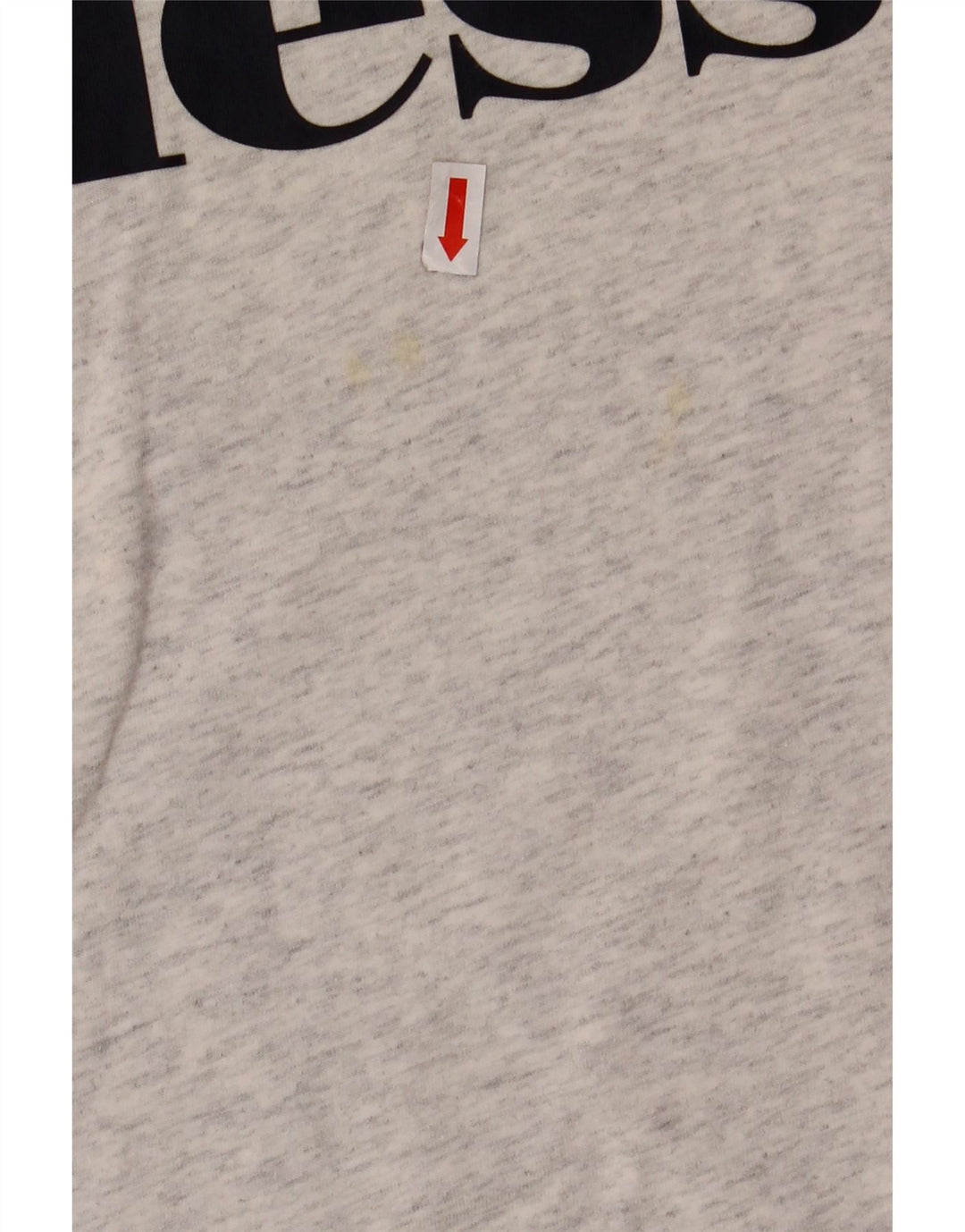 ELLESSE Girls Graphic T-Shirt Top 12-13 Years Grey Flecked Cotton