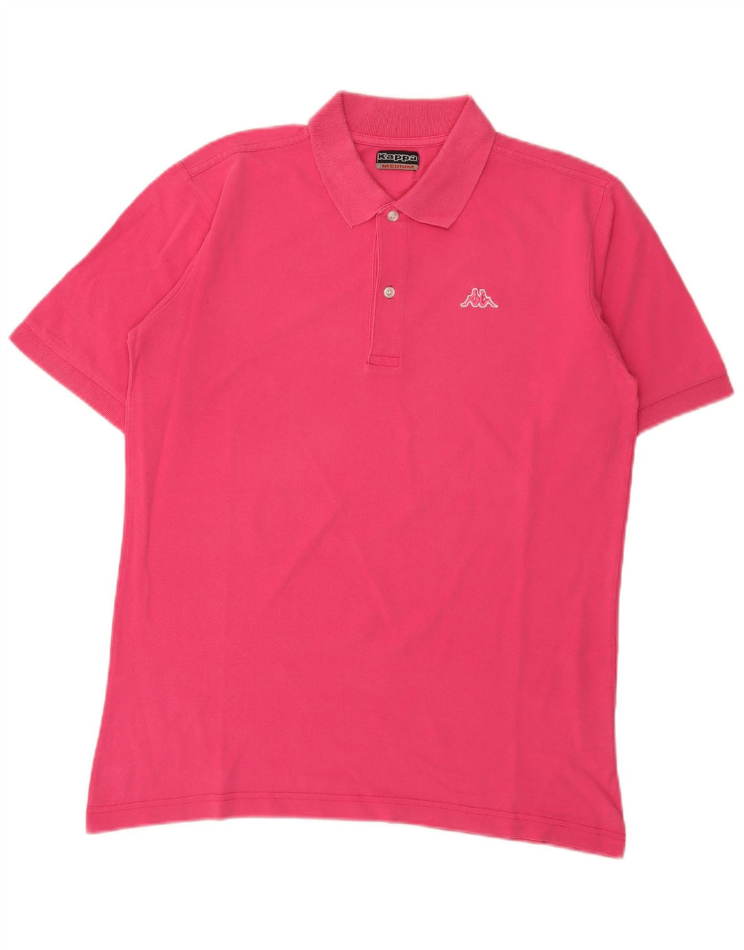 KAPPA Mens Polo Shirt Medium Pink Cotton