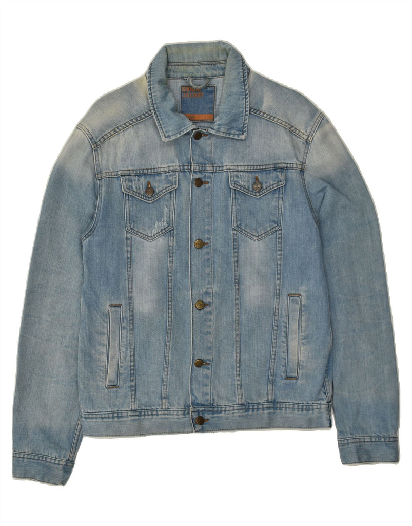 JULES Mens Denim Jacket UK 40 Large Blue | Vintage Jules | Thrift | Second-Hand Jules | Used Clothing | Messina Hembry 