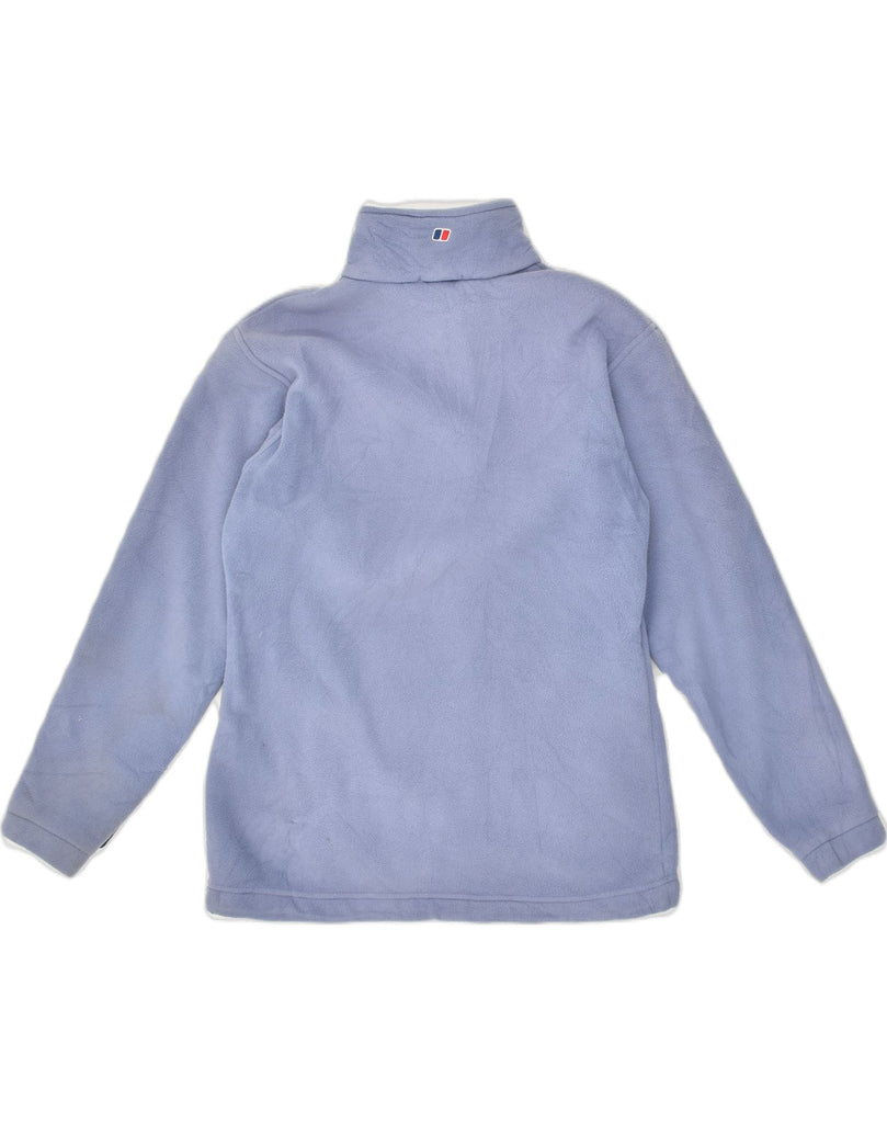BERGHAUS Womens Fleece Jacket UK 12 Medium Blue Polyester | Vintage Berghaus | Thrift | Second-Hand Berghaus | Used Clothing | Messina Hembry 