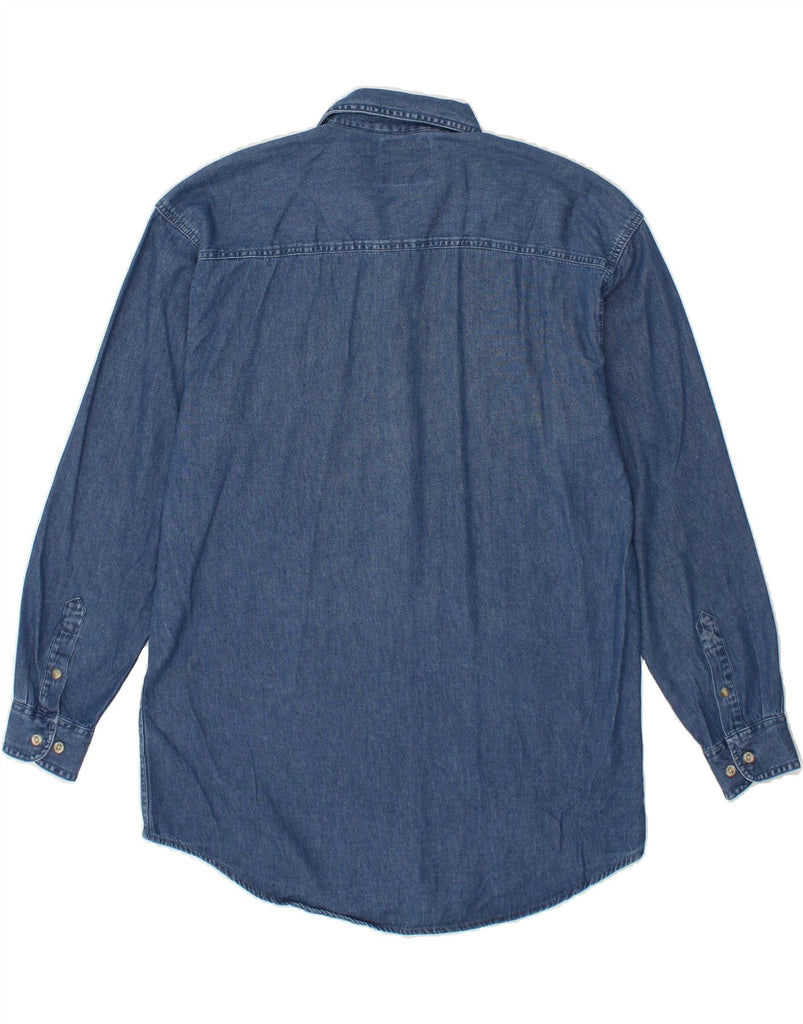 WRANGLER Mens Denim Shirt Medium Blue Cotton Vintage Wrangler and Second-Hand Wrangler from Messina Hembry 