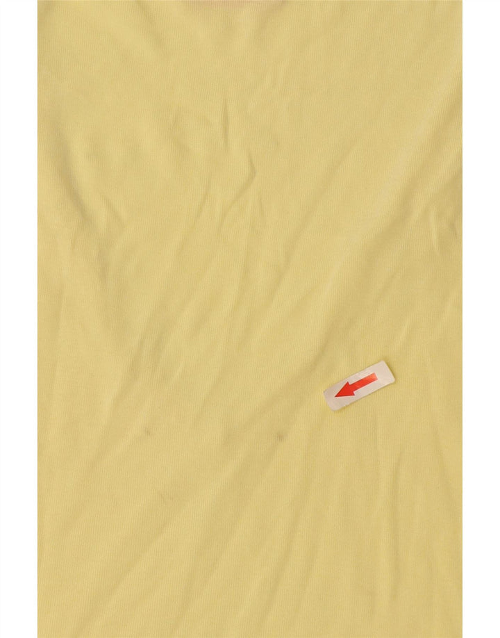 Champion Womens Vest Top UK 14 Large Yellow