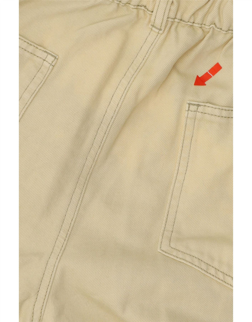 MISTRAL Womens High Rise Crop Loose Jeans XS W30 L24 Yellow Cotton Vintage Mistral and Second-Hand Mistral from Messina Hembry 