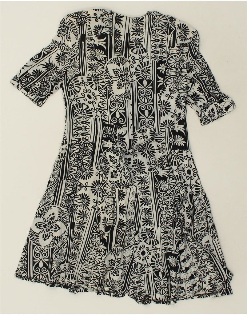 VINTAGE Womens Sundress UK 10 Small Grey Paisley Vintage Vintage and Second-Hand Vintage from Messina Hembry 