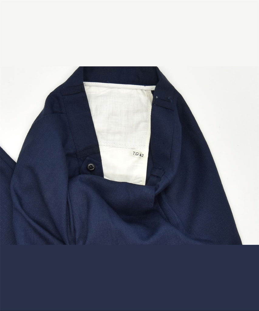 VINTAGE Womens Flare Trousers W26 L38 Navy Blue Classic Vintage Vintage and Second-Hand Vintage from Messina Hembry 