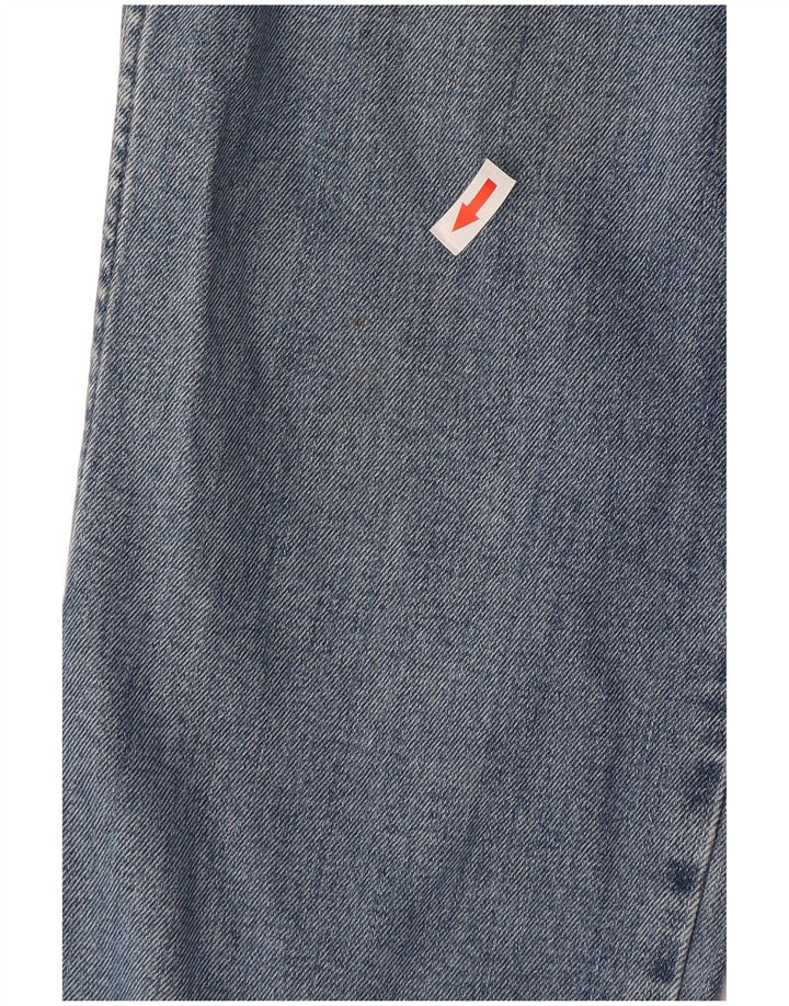 Wrangler Mens Regular Fit Straight Jeans W34 L32 Blue Cotton