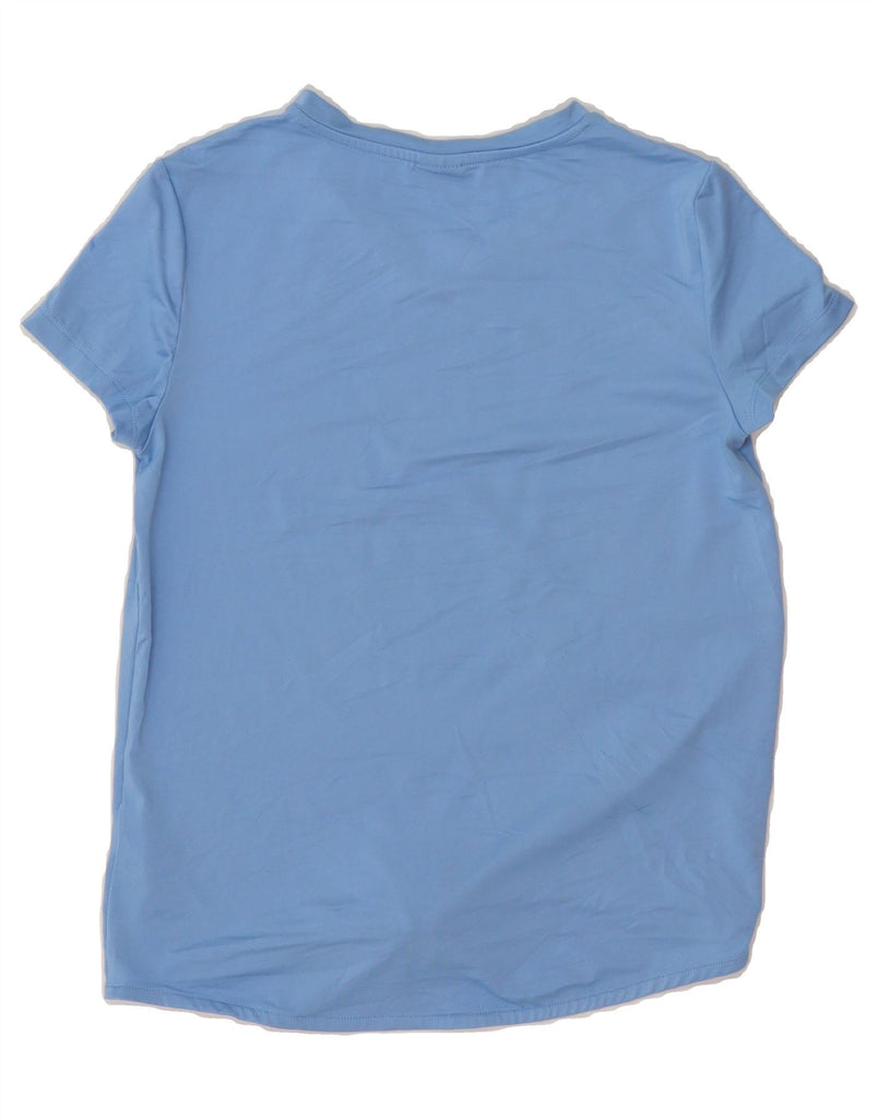 PUMA Girls Graphic T-Shirt Top 14-15 Years XL Blue Polyester Vintage Puma and Second-Hand Puma from Messina Hembry 