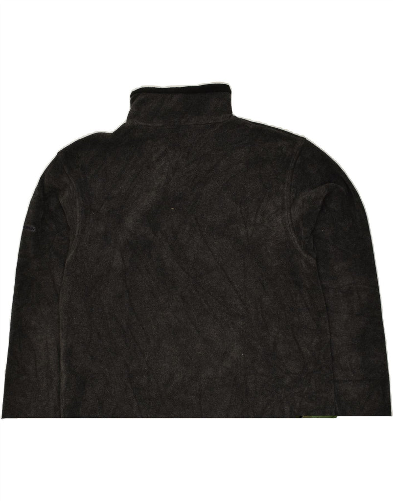 BEN SHERMAN Mens Zip Neck Fleece Jumper Large Black Polyester | Vintage Ben Sherman | Thrift | Second-Hand Ben Sherman | Used Clothing | Messina Hembry 