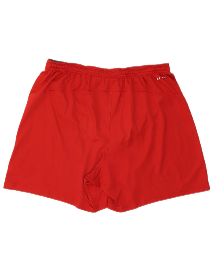 Nike Mens Dri Fit Sport Shorts XL  Red Colourblock Polyester