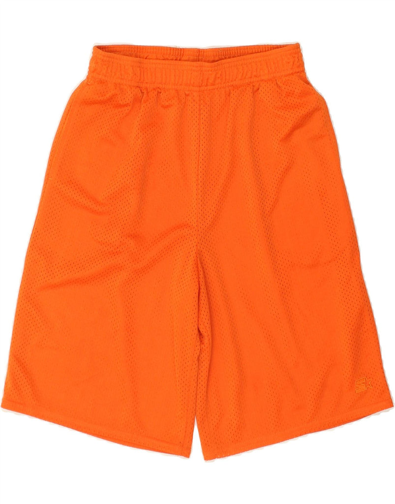 STARTER Boys Sport Shorts 14-15 Years XL Orange Polyester | Vintage Starter | Thrift | Second-Hand Starter | Used Clothing | Messina Hembry 