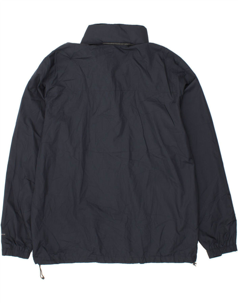 EDDIE BAUER Mens Rain Jacket UK 42 XL Navy Blue Polyester Vintage Eddie Bauer and Second-Hand Eddie Bauer from Messina Hembry 