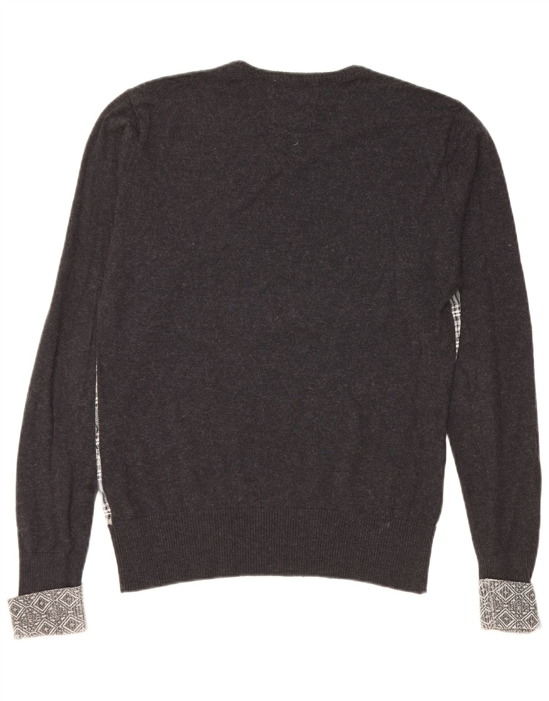 GUESS BY MARCIANO Womens V-Neck Jumper Sweater UK 10 Small Black Check