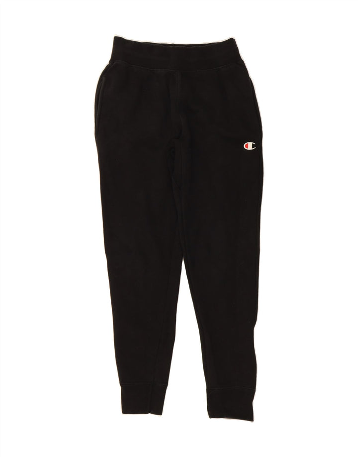 CHAMPION Mens Tracksuit Trousers Joggers Small  Black Cotton Vintage Champion and Second-Hand Champion from Messina Hembry 