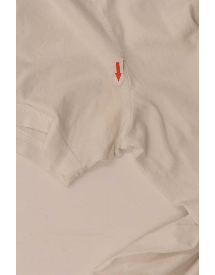 Puma Mens Graphic T-Shirt Top Large White Cotton