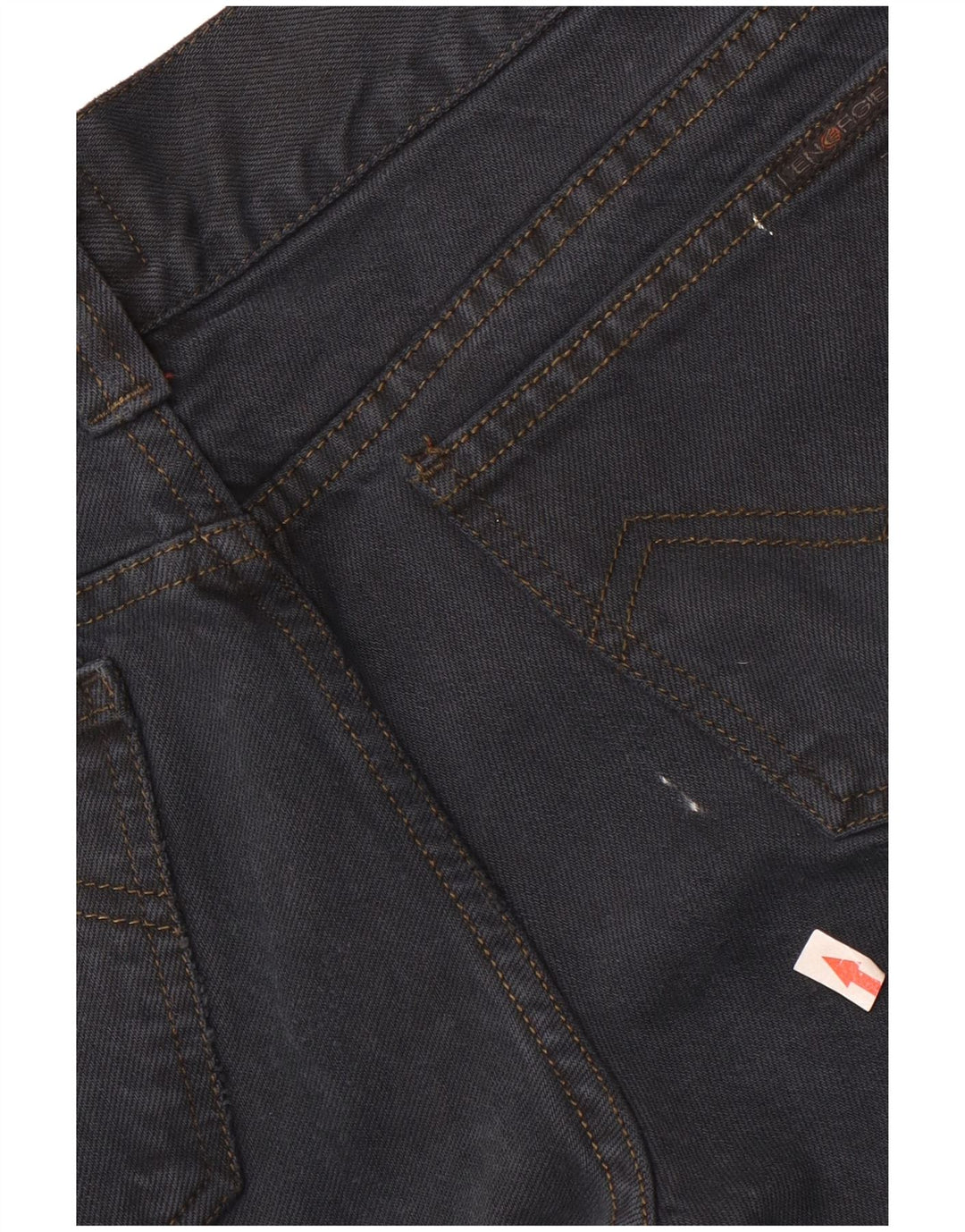 Energie Womens Flared Jeans  W33 L35 Navy Blue Cotton