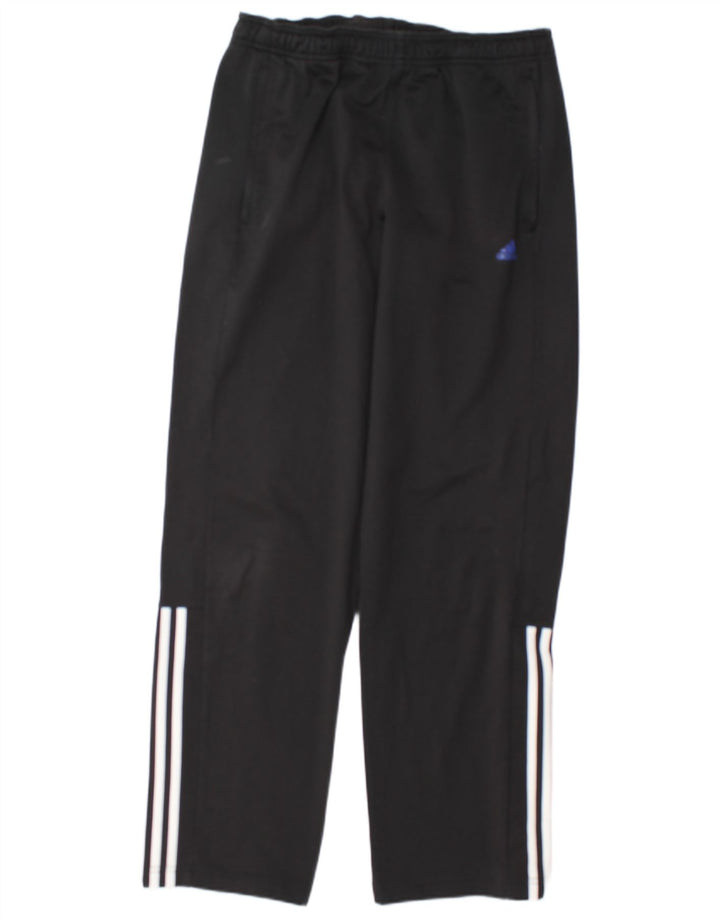 Adidas Mens Tracksuit Trousers Medium Black Polyester
