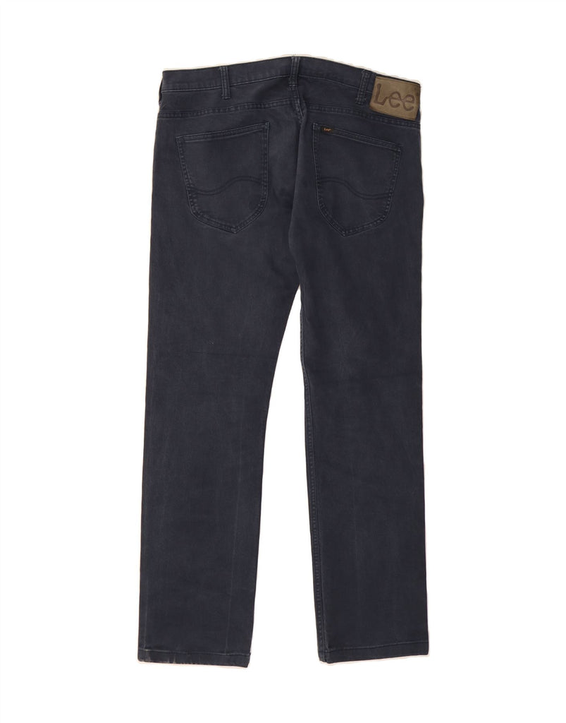 LEE Mens Powell Straight Jeans W36 L34  Navy Blue Cotton Vintage Lee and Second-Hand Lee from Messina Hembry 