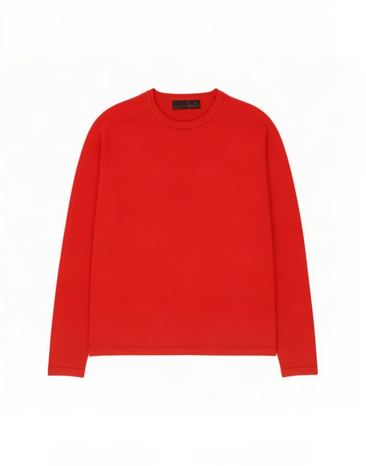 Zara Mens Top Long Sleeve XL Red