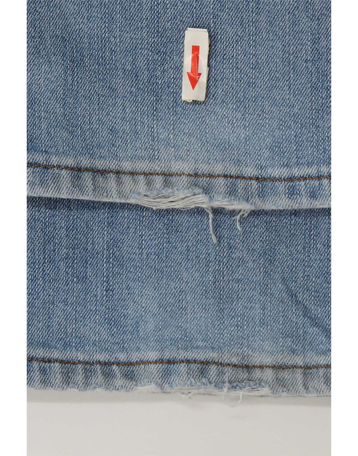 Wrangler Mens Texas Stretch Straight Jeans W38 L32 Blue Cotton