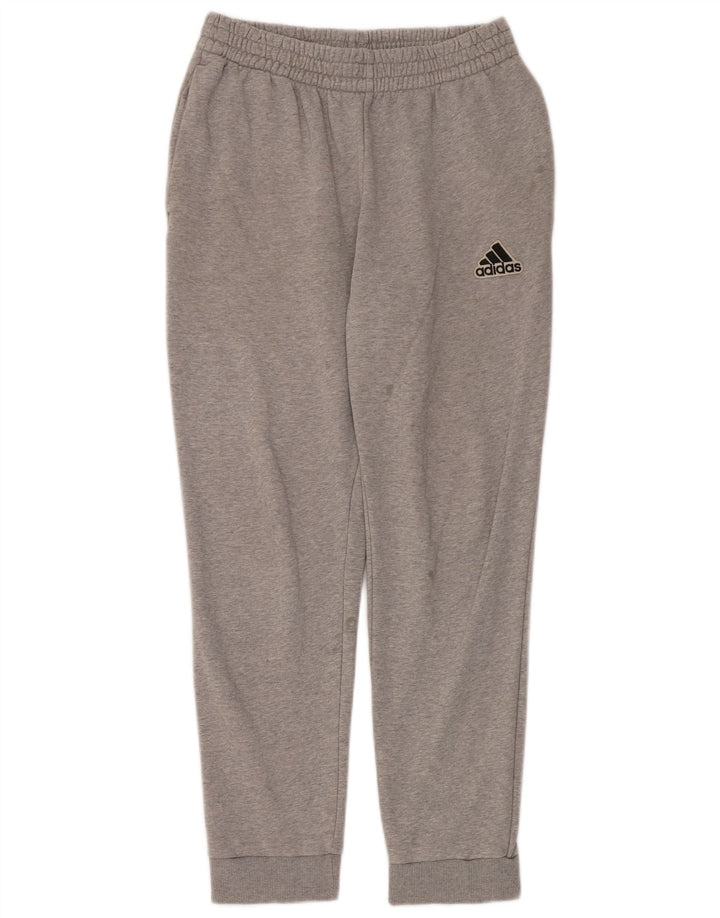 Adidas Mens Tracksuit Trousers Joggers Medium  Grey Cotton