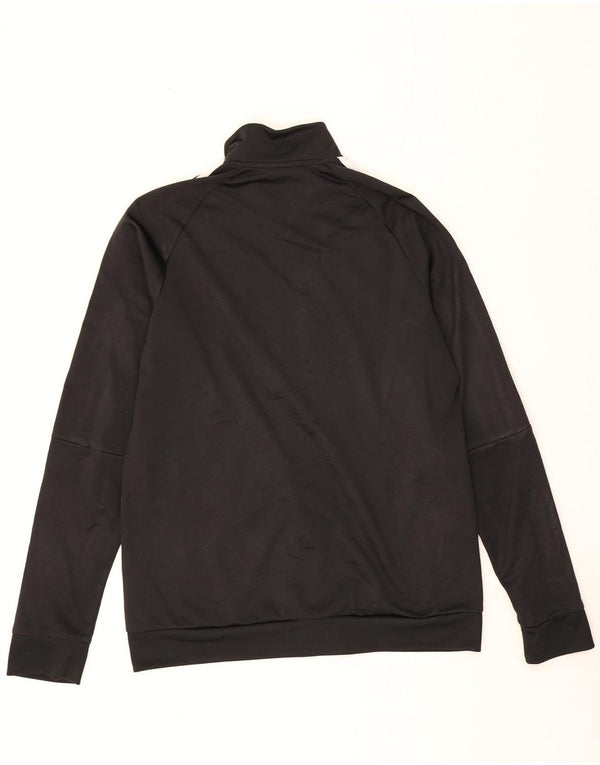 Adidas Mens Climalite Tracksuit Top Jacket Medium Black Polyester