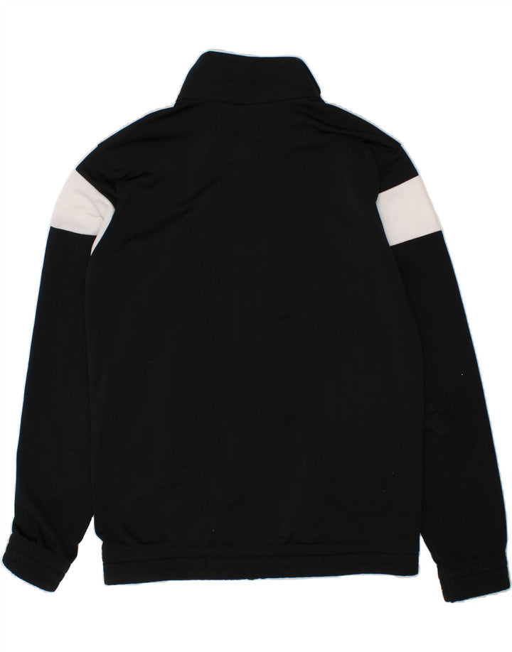 ADIDAS Boys Tracksuit Top Jacket 9-10 Years Black Colourblock Polyester Vintage Adidas and Second-Hand Adidas from Messina Hembry 