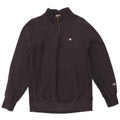 Champion Mens Zip Neck Sweatshirt Jumper 2XL Grey Cotton