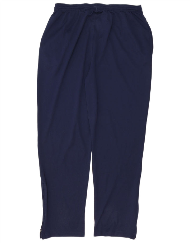 RUSSELL ATHLETIC Mens Dri-Power Tracksuit Trousers Large Navy Blue