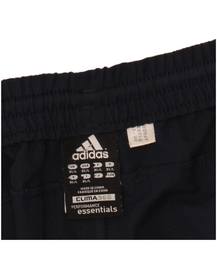 Adidas Mens Clima 365 Tracksuit Trousers XL  Navy Blue Polyester