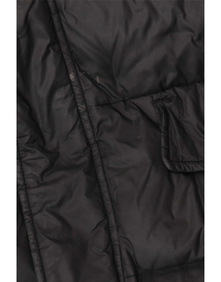 Puma Mens Hooded Padded Coat UK 36 Small Black