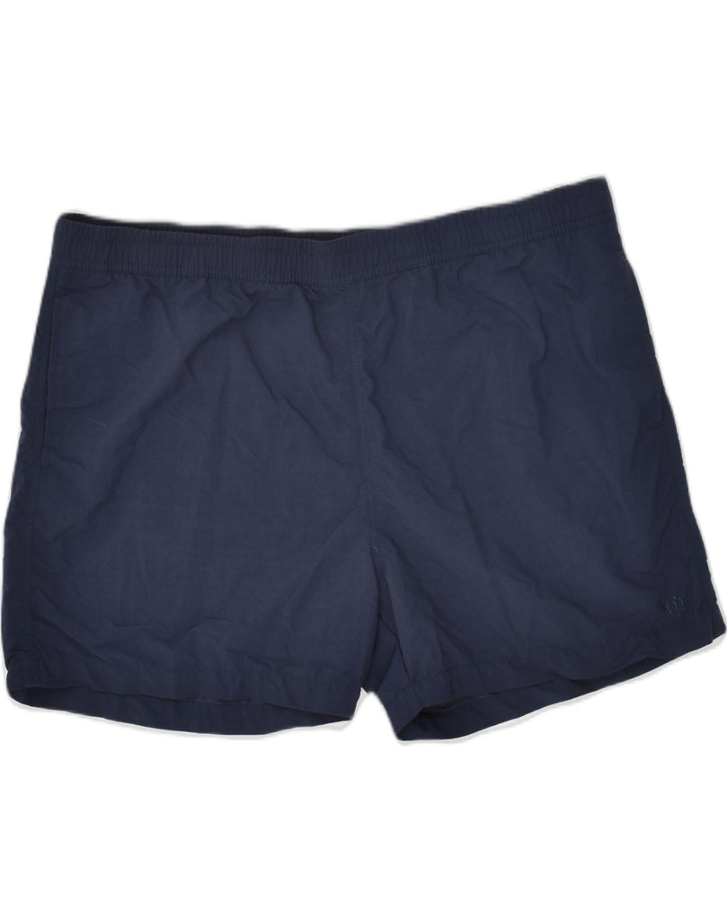 HENRY COTTONS Mens Swimming Shorts 2XL Navy Blue Polyamide | Vintage Henry Cottons | Thrift | Second-Hand Henry Cottons | Used Clothing | Messina Hembry 