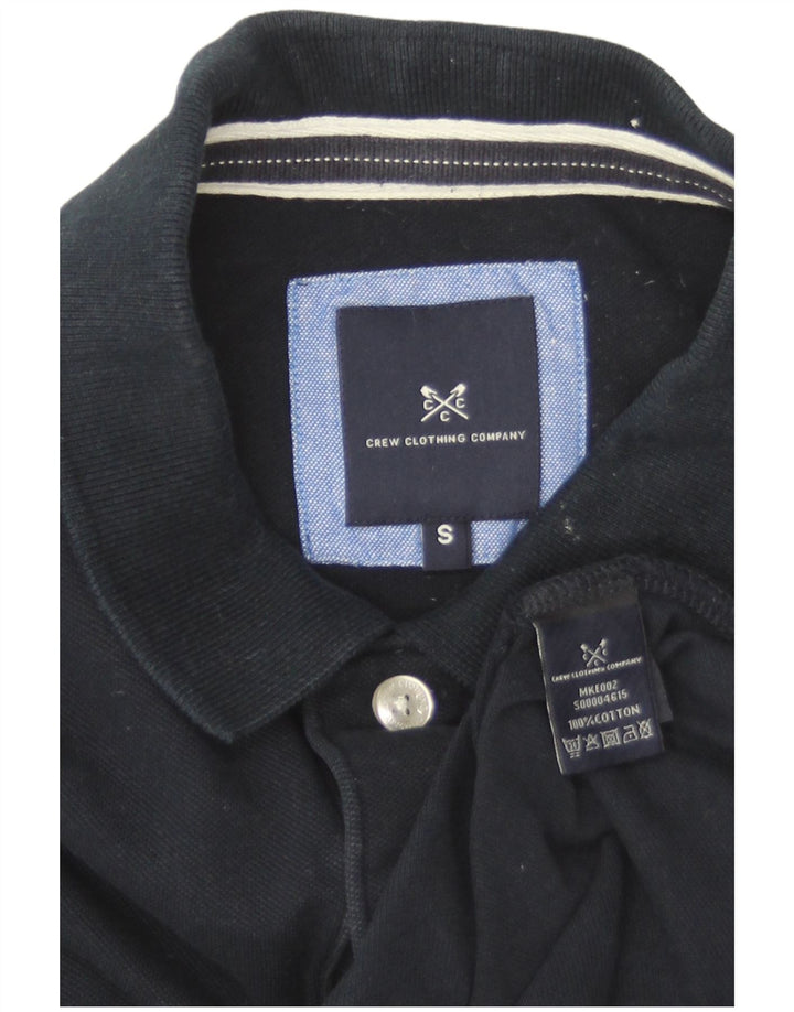 Crew Clothing Mens Polo Shirt Small Navy Blue Cotton