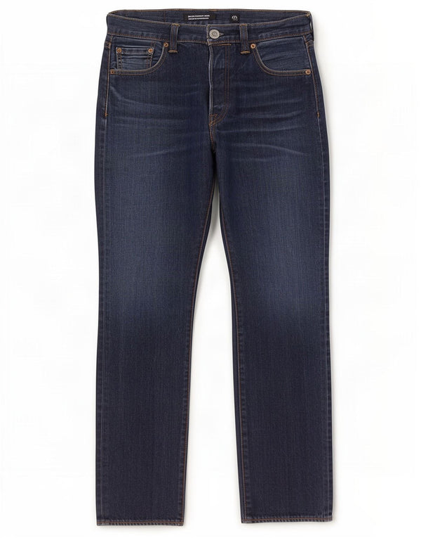 Levi's Mens 501 Straight Jeans W30 L30 Navy Blue Cotton
