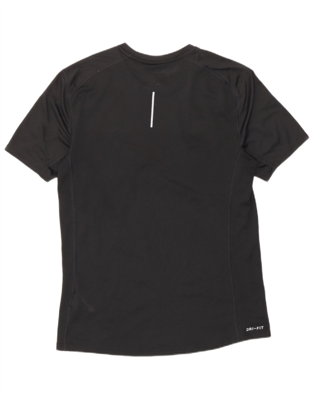 Nike Mens Dri Fit T-Shirt Top Medium Black Polyester