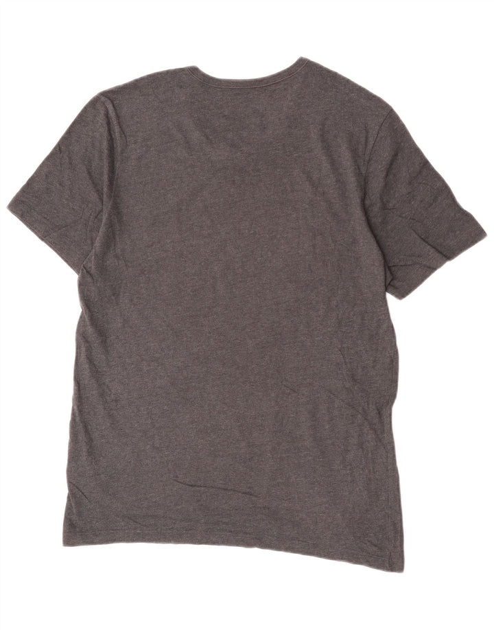 Hugo Boss Mens T-Shirt Top Medium Grey Cotton