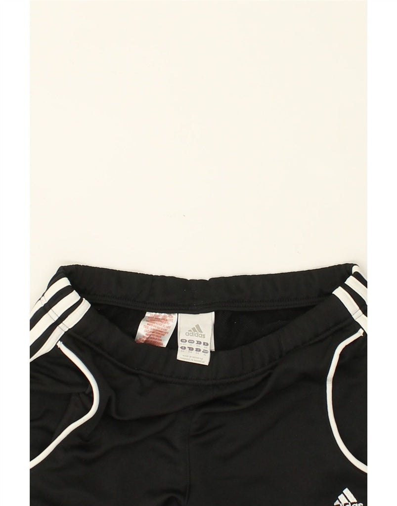 ADIDAS Girls Tracksuit Trousers 13-14 Years XL Black Polyester | Vintage Adidas | Thrift | Second-Hand Adidas | Used Clothing | Messina Hembry 