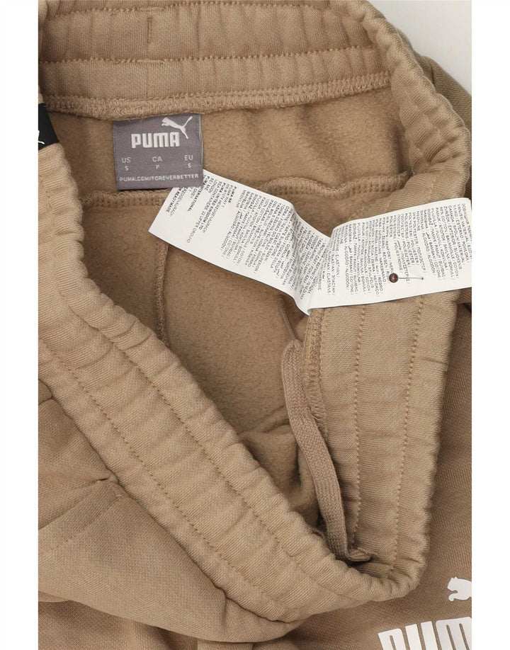 Puma Mens Tracksuit Trousers Joggers Small Brown Cotton